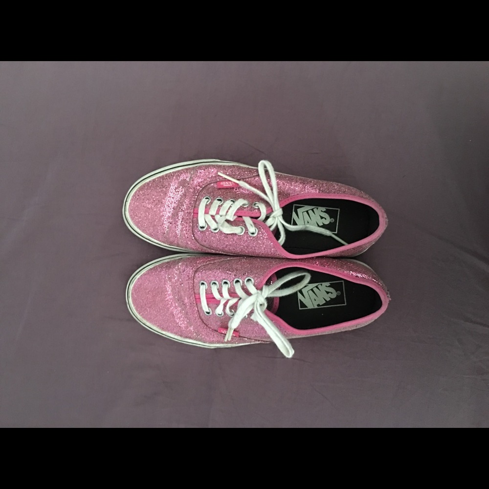 VANS - PINK GLITTER